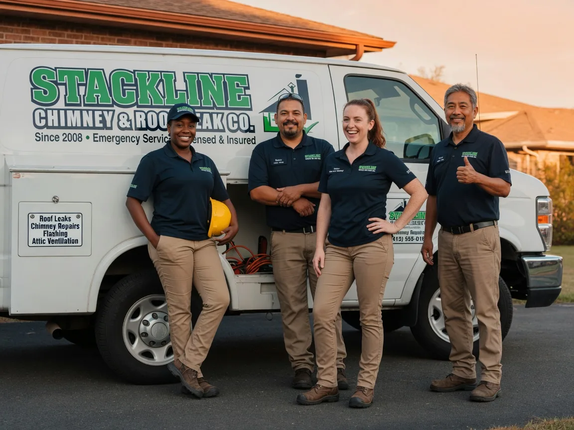 Chimney flashing repair company in Evans, GA